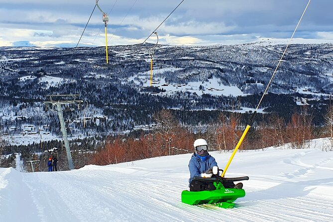 2-Hour Racing Toboggan at Dagali Fjellpark near Geilo in Norway - Ski lift timing and the warm café break