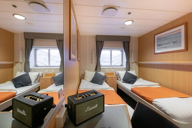 24hr Northern Lights & Whale Watching Cruise - Stop 2 in Skjervøya: whales right outside the cabin window