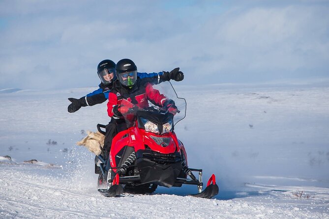 4hr Finnmarksvidda Snowmobile Adventure - The route: old postal path, highest point, and big sky moments