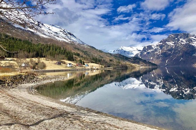 7-Day Scenic Scandinavian Tour from Oslo exploring Denmark, Sweden and fjords in Norway - Day 5: Briksdalbreen glacier day and cable car photo views at Jostedalsbreen
