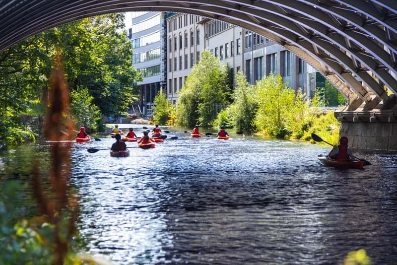 Akerselva River: Urban Paddling Adventure Kayak Tour - Where to start: Nedre Foss Park, gear, and the safety briefing