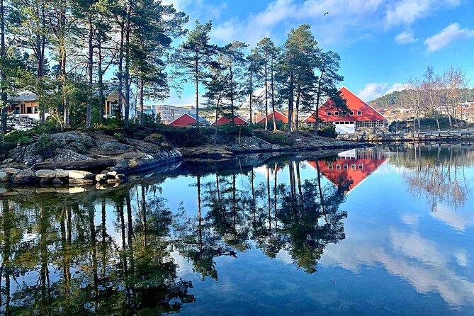 Alesund 3 hrs Private tour Medieval Village Sunnmore - Stop 2: Aksla Mountain photo stop with fjords, waterfalls, and Atlantic views