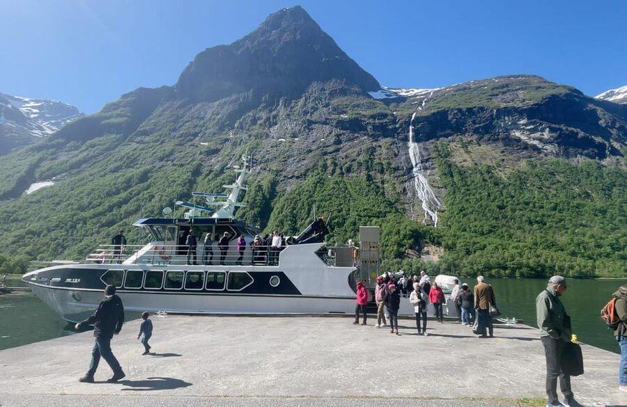 All About the Fjords, in one tour by bus & boat from Ålesund - Storfjord Ferry Crossing Near Sykkylven, Then Back to Ålesund