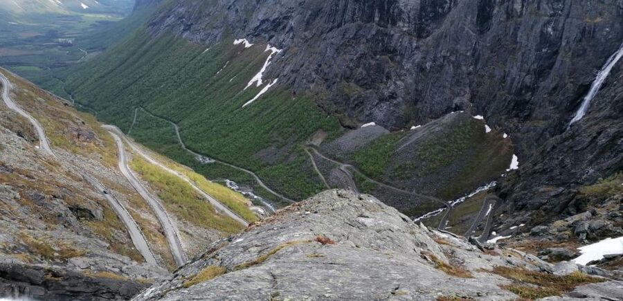 Åndalsnes - Panoramatour Trollstigen & Troll Wand - The coach ride from Lokstallvegen, your first taste of Rauma Valley