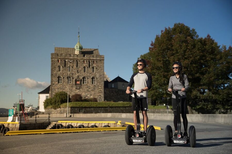 Bergen: 2 Hour Segway Tour - The Monastery climb and alleyways like Galgebakken and Knøsesmauet