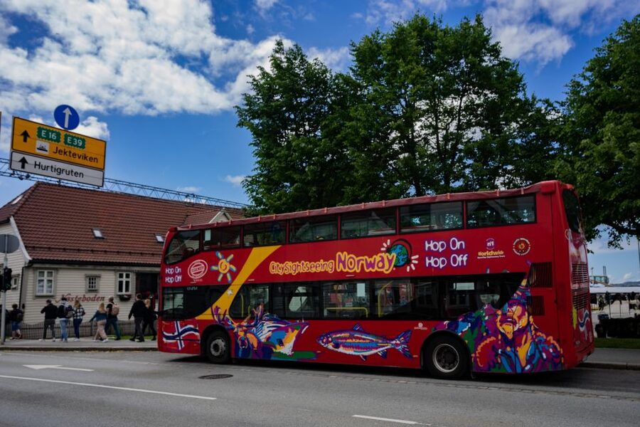 Bergen: City Sightseeing Hop-On Hop-Off Bus Tour - Your stop-by-stop Bergen route, and how to use each one