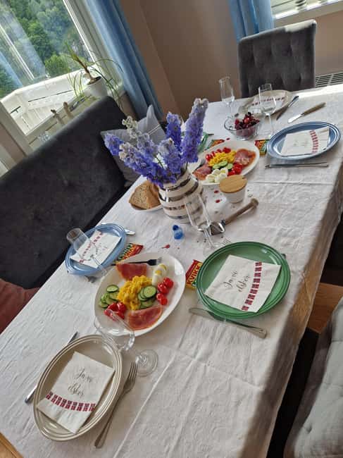 Bergen: Home-Hosted Lunch with a Local - What you might eat in a Bergen home: fish soup, waffles, and homemade jam
