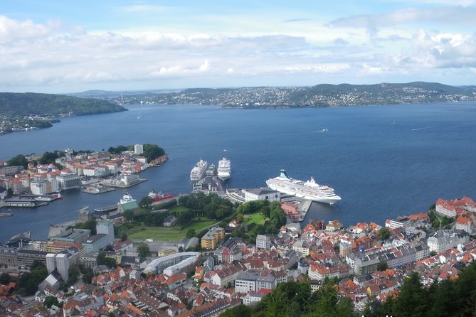 Bergen: Local food tasting & Excursion with a city view from the top - Bryggen Hanseatic Wharf: UNESCO trading lanes with context