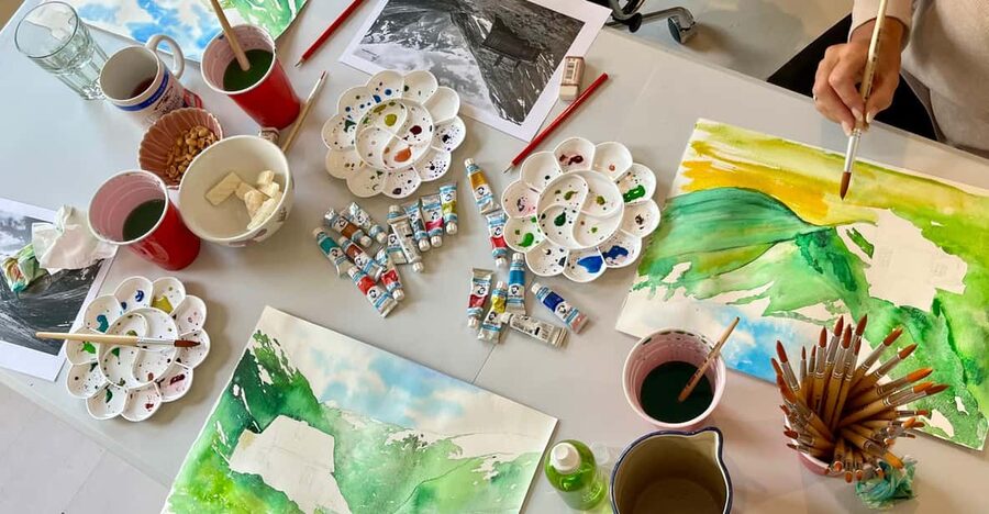Bergen: paint Norwegian landscape with watercolor - Quick reasons this watercolor class is worth your Bergen time