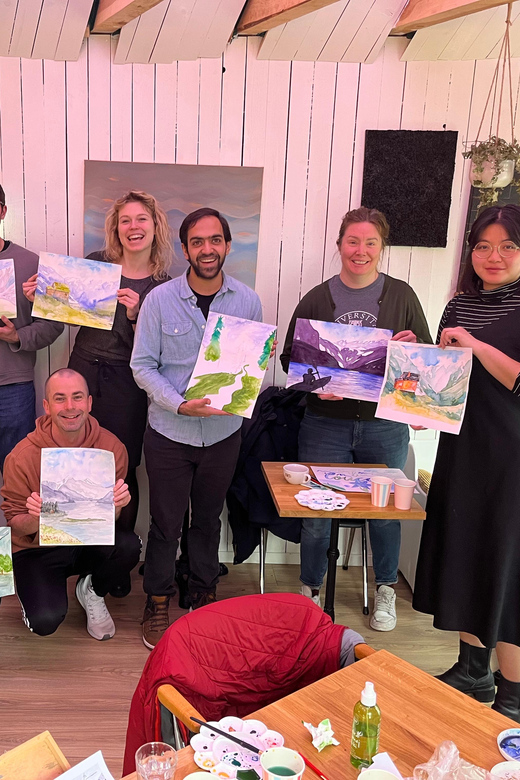 Bergen: paint Norwegian landscape with watercolor - Watercolor workshop at JM Atelier, Bergen’s cozy art studio