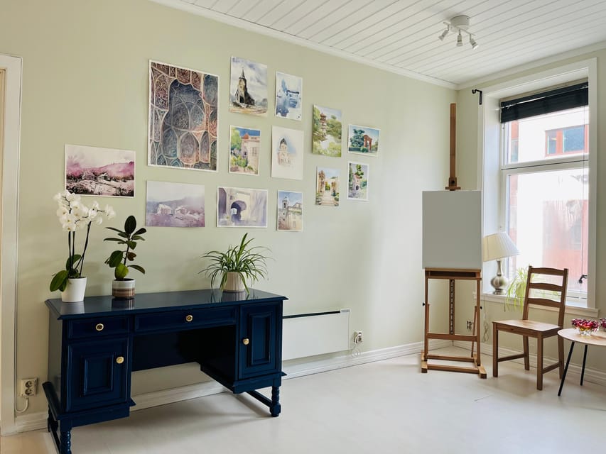 Bergen: paint Norwegian landscape with watercolor - Meeting point reality check, timing, and what to wear