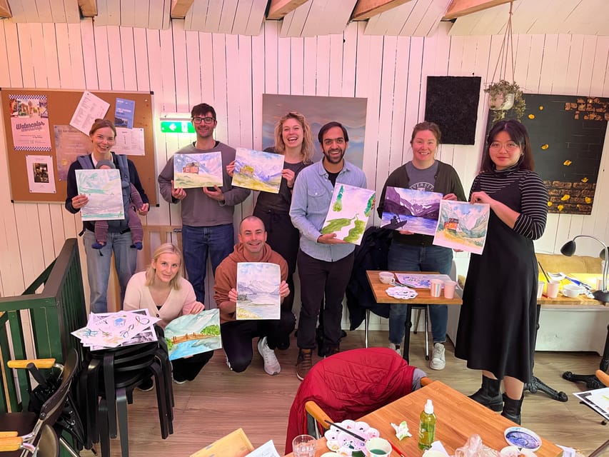 Bergen: paint Norwegian landscape with watercolor - Who this watercolor workshop is best for