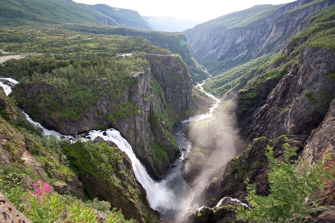 Bergen: The Power of Vøringsfossen – our most iconic waterfall - Skjervsfossen double waterfall: close-up spray without turning the day into a hike