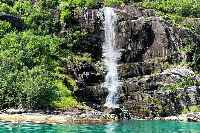 Bergen to Hardangerfjord VIP car + private yacht Fjord cruise - The apple farm lunch option in Øystese, and what you can do with it