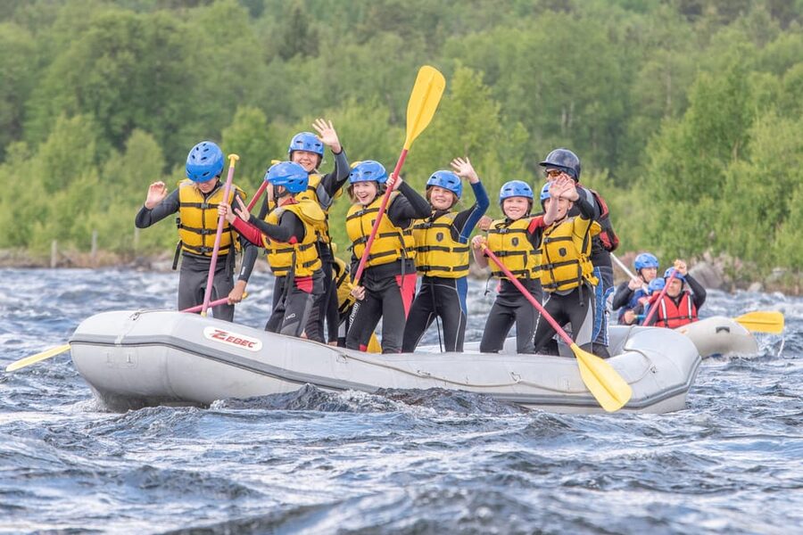 Dagali/Geilo: Family-Friendly Whitewater Rafting - level 1 - Meeting Serious FUN at the Raftingsenter: The Fast Start Matters