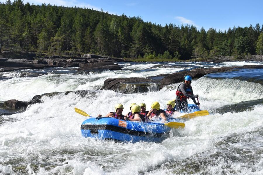 Evje: White Water Rafting Trip on Norway's Warmest Rivers - Byglandsfjord dam: your first taste of the fjord