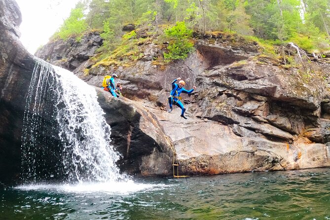 Extreme Canyoning With Waterfall Rappelling near Geilo in Norway - Rappelling a Waterfall, Slides, and the Parts With Real Payoff