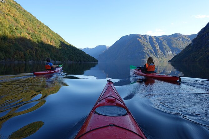 Fjord paddle in Hellesylt - Half Day Kayaking Tour - Stable kayaks and a guide who helps you feel confident