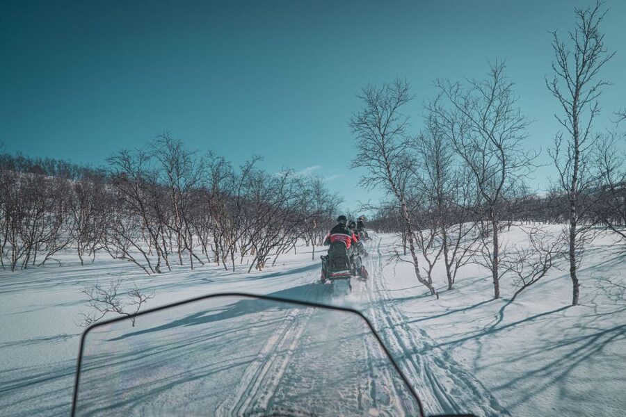 From Alta: Daytime Snowmobile Adventure - Arctic stories and real snacks, what you learn in four hours