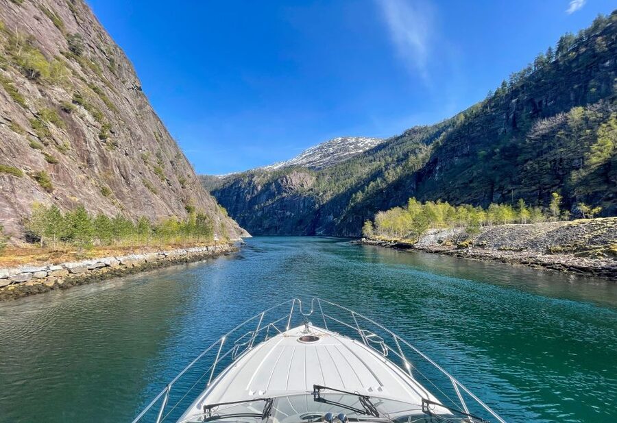 From Bergen: Modalen Private Fjord Cruise with Waterfalls - On Board Comfort: Snacks, Wine, Coffee, and Captain-Controlled Ease