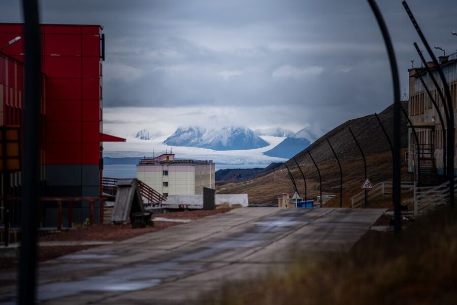From Longyearbyen photo tour: Mysterious Barentsburg - Photo stops in Barentsburg, Soviet blocks to the harbor edge