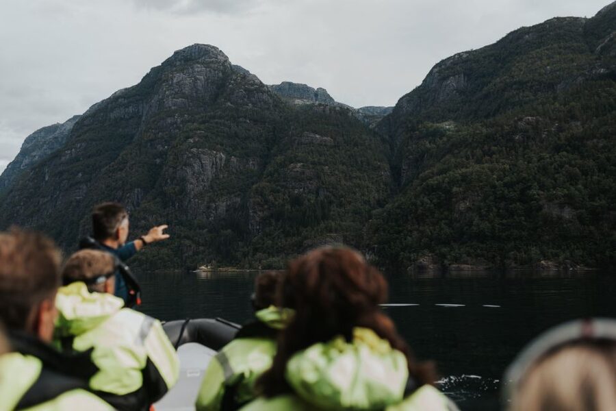 From Norheimsund: Hardangerfjord & Fyksesund RIB Fjord Tour - Entering Fyksesund, where the mountains rise and the pace slows