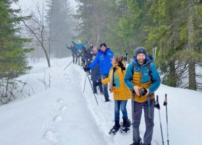 Oslomarka Forest Guided Snowshoeing Tour