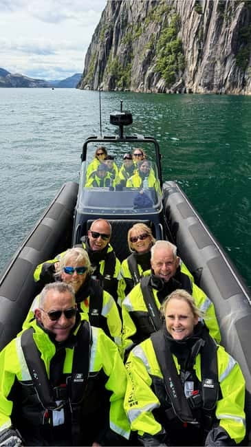 From Stavanger: Lysefjorden & Pulpit Rock Safari by RIB - Safety first, then speed: what the 2-hour rhythm feels like