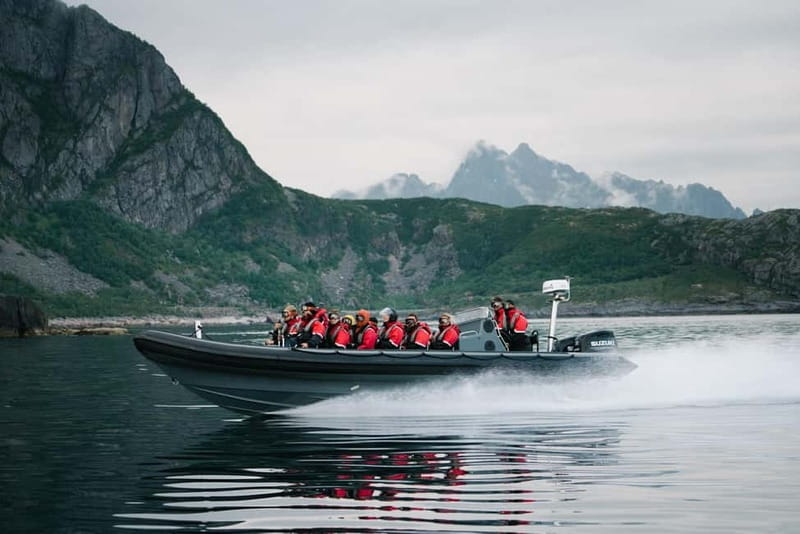 From Svolvær: RIB Boat Lofoten Trollfjord Sea Eagle Safari - Trollfjord at speed, then slow down: photo stops that make sense