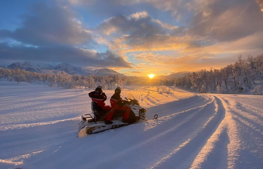 From Tromso: Eco Luxury Snowmobile Adventure to Lyngen Alps - Gear, coaching, and the driver’s license reality check