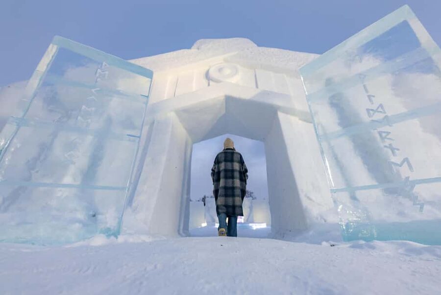 From Tromsø: Ice Domes Snow Park and Wilderness Experience - The Campfire Skills Part You Will Actually Remember