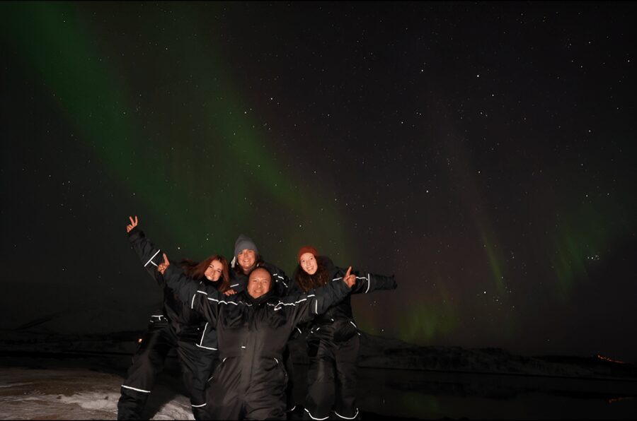 From Tromsø: Northern Lights Tour in Minibus with Photos - Meeting in Tromsø, finding the silver Mercedes Vito on time