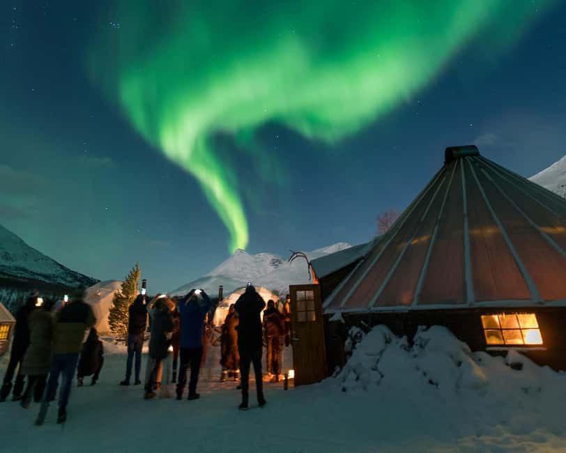 From Tromsø: Northern Lights Visit at Camp Tamok - Tromsø to Camp Tamok, the 90-minute winter ride that sets the mood