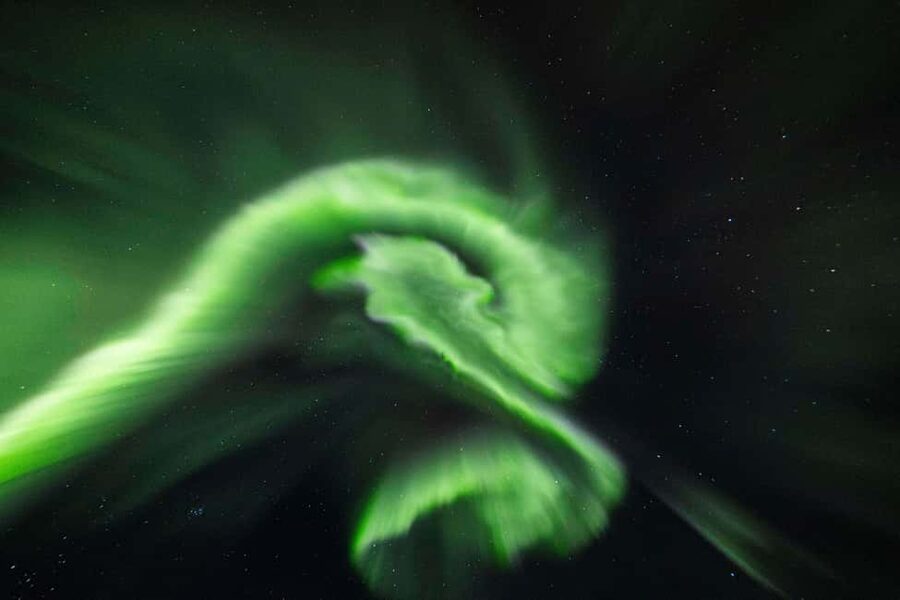 From Tromsø: Northern Lights Visit at Camp Tamok - The return bus ride, closing the loop on a long winter night