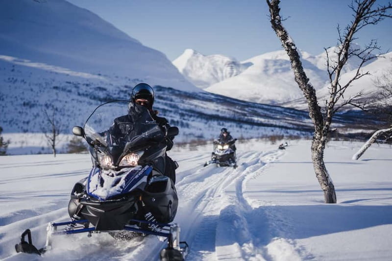 From Tromsø: Snowmobiling at Camp Tamok & Snow Park Visit - From Tromsø to the Tamok Valley: the bus ride that actually matters