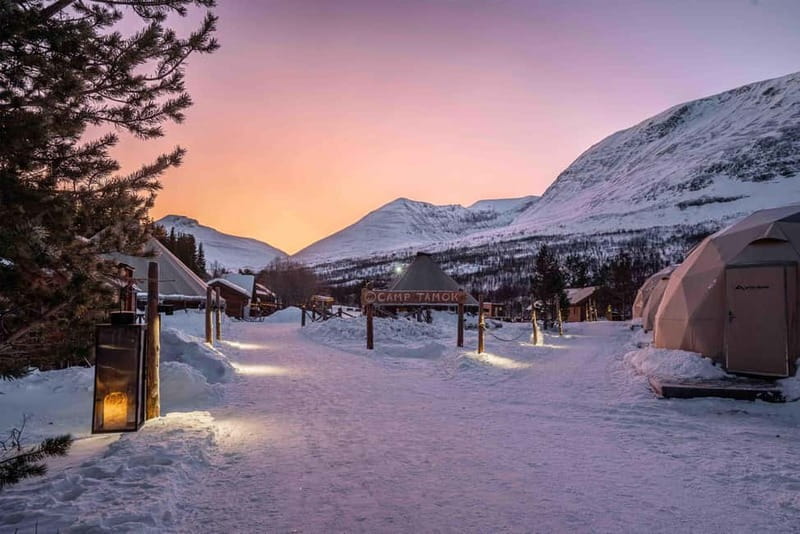 From Tromsø: Snowmobiling at Camp Tamok & Snow Park Visit - Gear-up at Camp Tamok: how they keep you warm and mobile