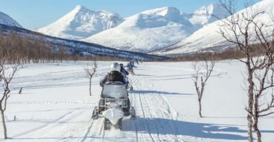 Snowmobiling Tour at Camp Tamok