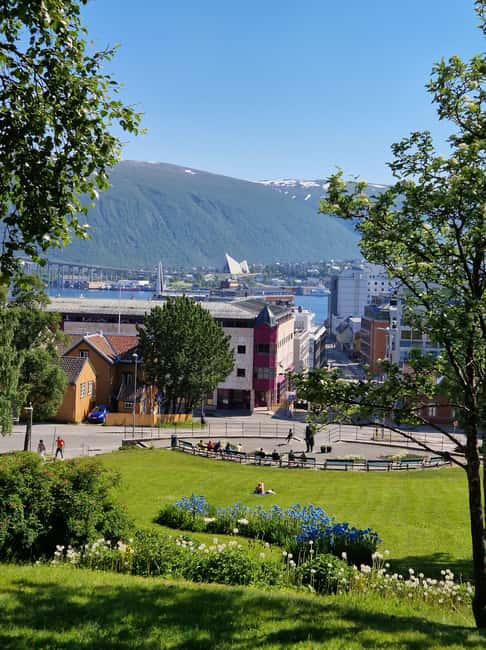From Tromsø: Tromsø Highlights & History Tour With E-Bike - Elverhøy Kirke and Prestvannet Lake: calmer moments between viewpoints