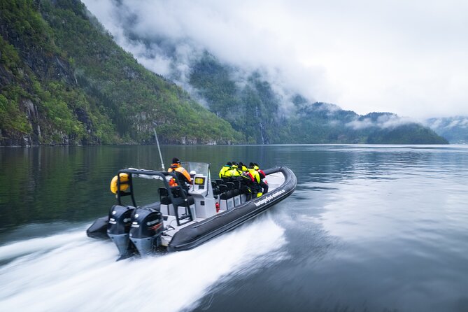 Fyksesund majestic RIB Adventure from Øystese - The RIB Ride Itself: Speed, Waterfalls, and Curves You Feel