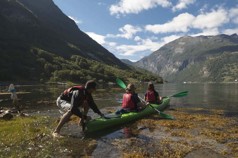 Geiranger: Guided Kayak Tour in Geiranger Fjord - Geirangerfjord from the water: why Gjøerdefossen hits different