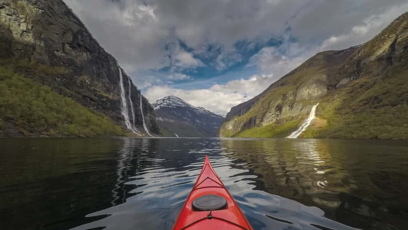 Geiranger: Guided Kayak Tour in Geiranger Fjord - Check-in at Geirangervegen 10, near Cafe Ole