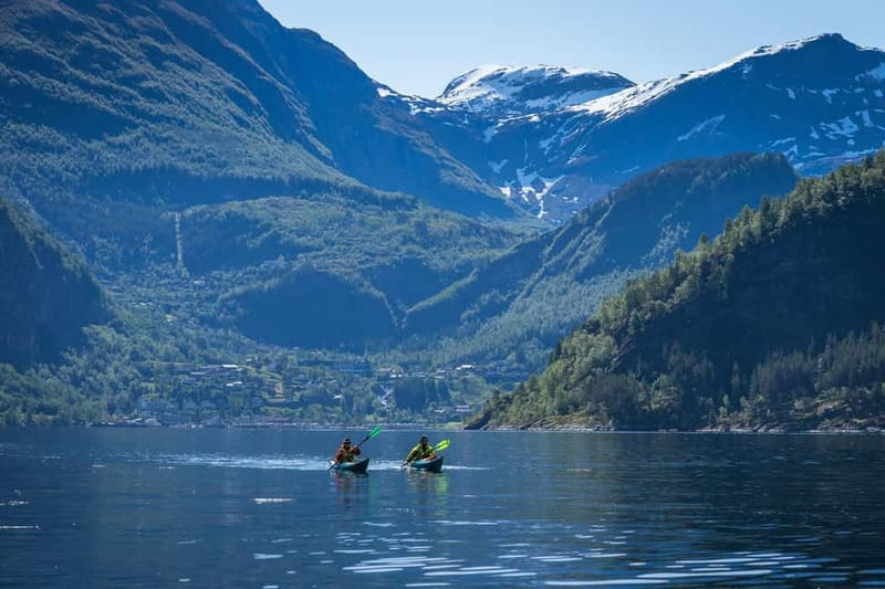 Geiranger: Kayak Tour with Waterfall Views - Where You Meet Below Grande Fjord Hotel (And How to Avoid Delays)