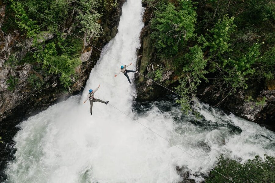 Geiranger: Zipline Park Experience - The Via Ferrata Trail: Bridges, Grips, and Double Ziplines Over Water