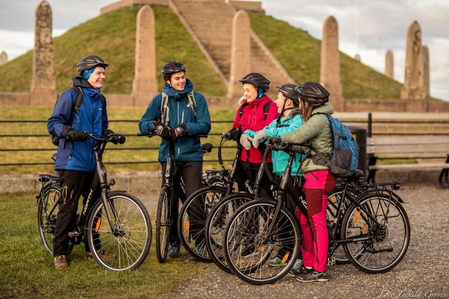 Guided E-Bike Tour in Haugesund: city, vikings, Rising Tides - Kvalsvik Sculpture Park: The Rising Tides by Jason deCaires Taylor