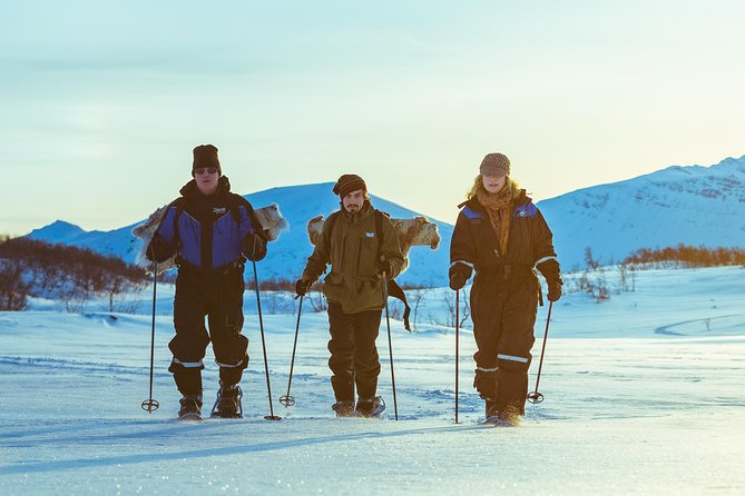 Guided Morning Snowshoe Hike with Huskies - Guide quality and group size: why small numbers matter in winter