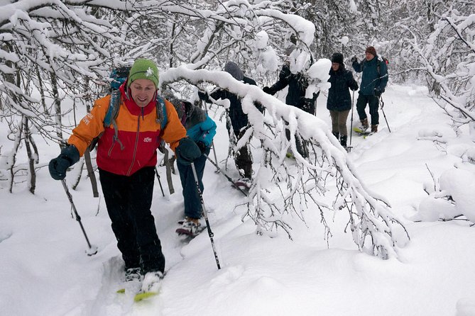 Guided Snowshoe Walk on Tromsoya Island in Tromso - The snowshoe lesson: the part that makes this tour beginner-friendly