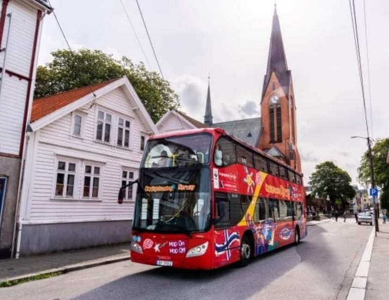 Haugesund: City Sightseeing Hop-On Hop-Off Bus Tour - Top-deck views and the audio guide that helps you read the town