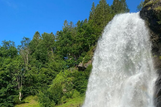 Helicopter Over Trolltunga and Waterfall Sightseeing from Bergen - Skjervefossen waterfall: the quiet forest stop with real walking time
