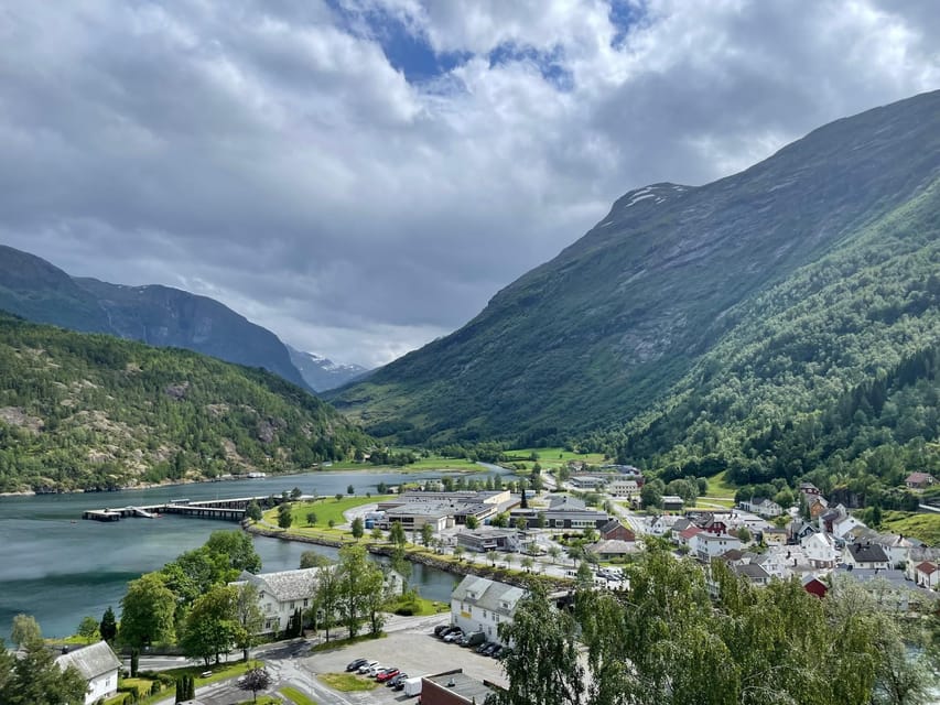 Hellesylt to Norangsdalen: Scenic E-Bike Tour - Hellesylt waterfalls and the church stop you will actually remember