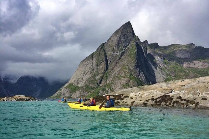 Kayaking in Reinefjorden - Safety and comfort on the water: life jackets, spray-skirts, and staying warm